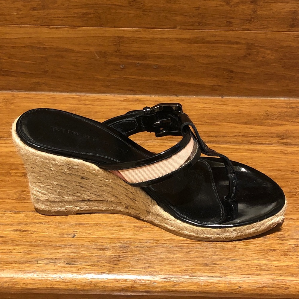 Burberry Wedge Sandals - Picture 3 of 10